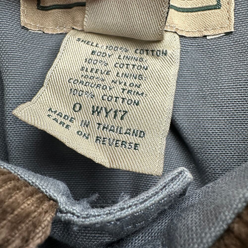 L.L. Bean Gray Military Field Jacket with Brown Collar - Picture 13 of 14